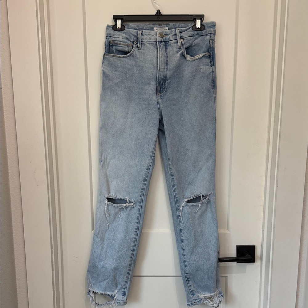 GOOD AMERICAN Light Blue Jeans